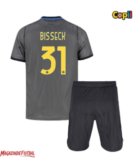 Inter Milan Yann Bisseck #31 Echipament de Fotbal Replică 2026-27 Copii Treilea (+ Șorturi)